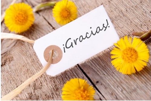 dar gracias por la naturaleza